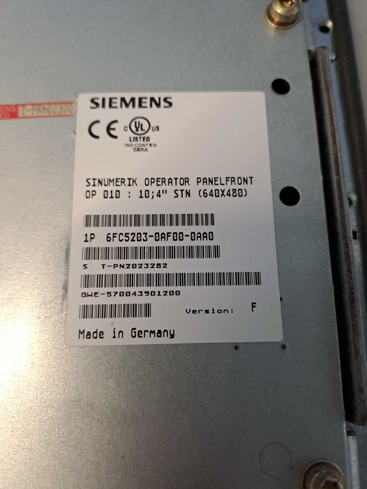 SIEMENS 6FC52030AF000AA0