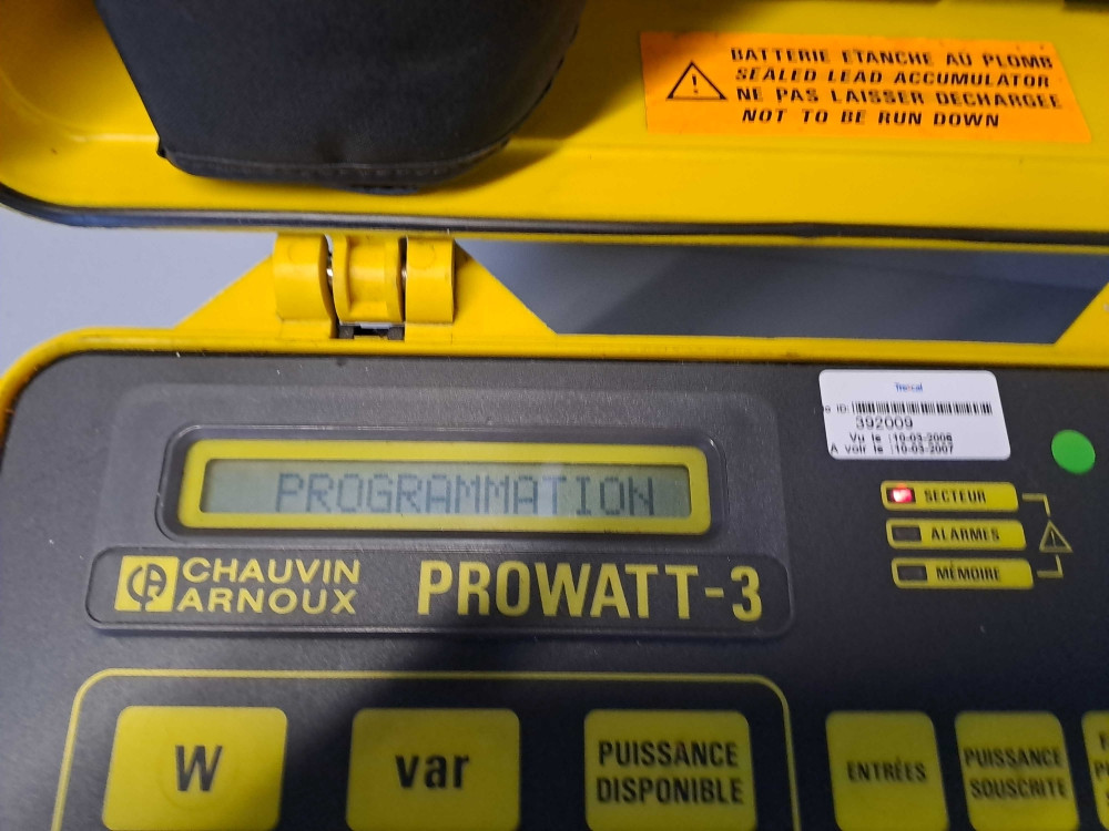 CHAUVIN ARNOUX  PR0WATT3