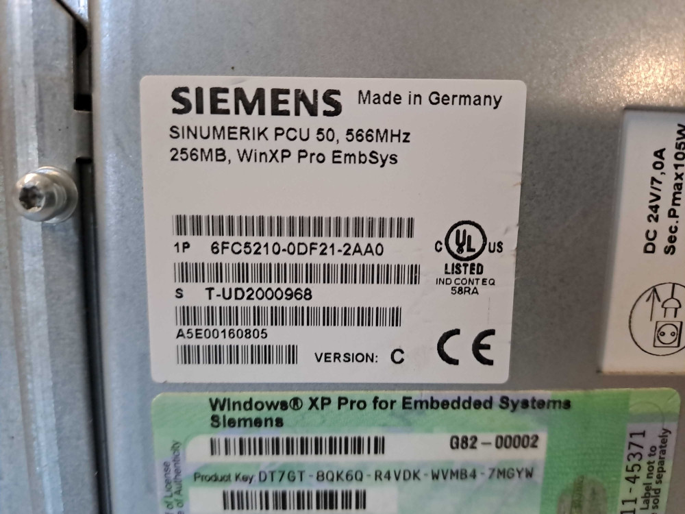 SIEMENS  6FC52536BX103AF0