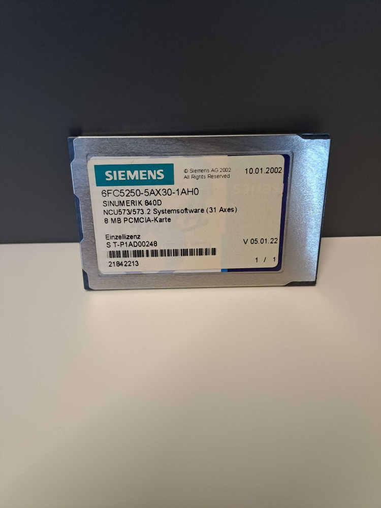 SIEMENS 6FC52505AX301AH0