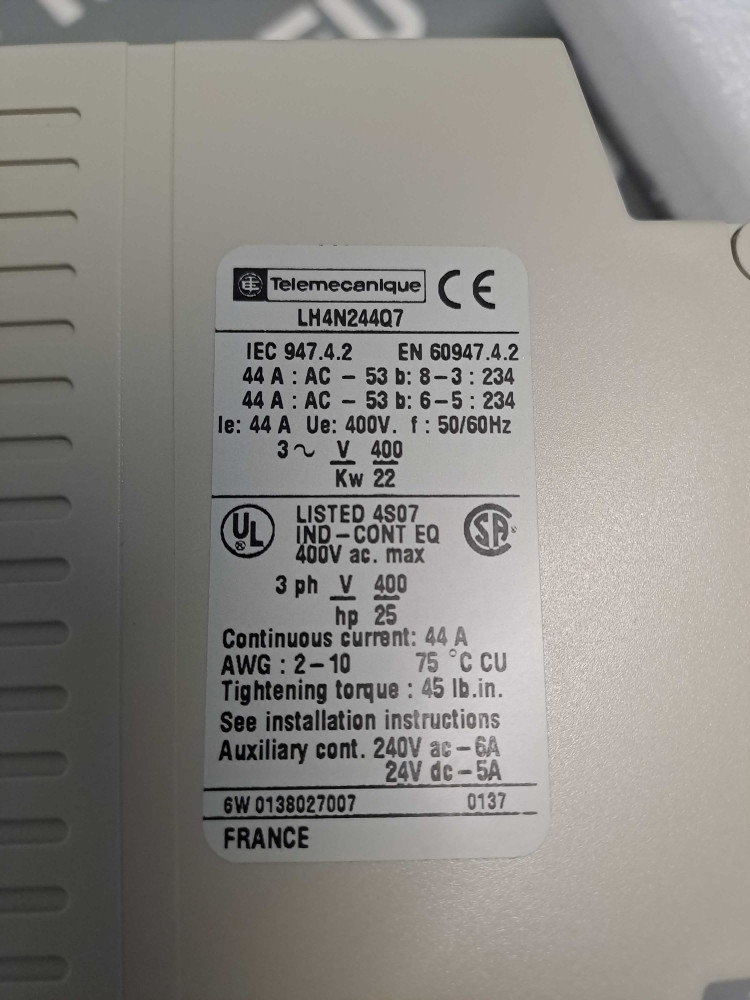 TÉLÉMÉCANIQUE  LH4N244Q7