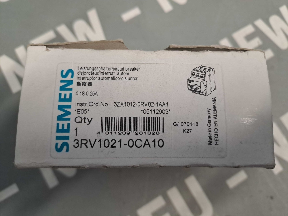 SIEMENS 3RV10210CA10