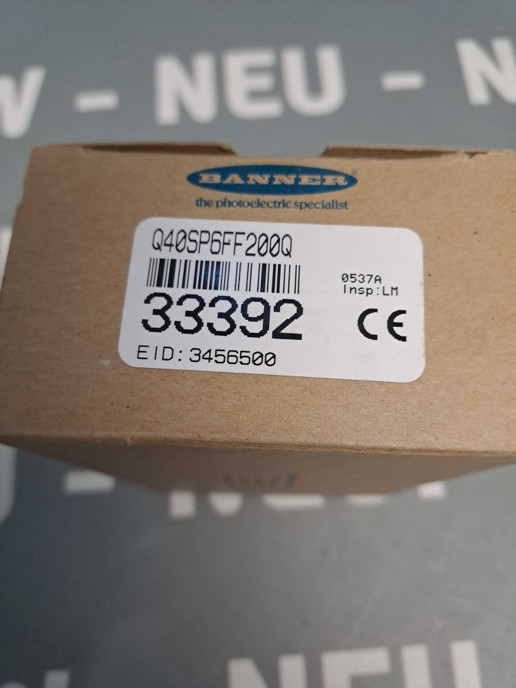 BANNER Q40SP6FF200Q
