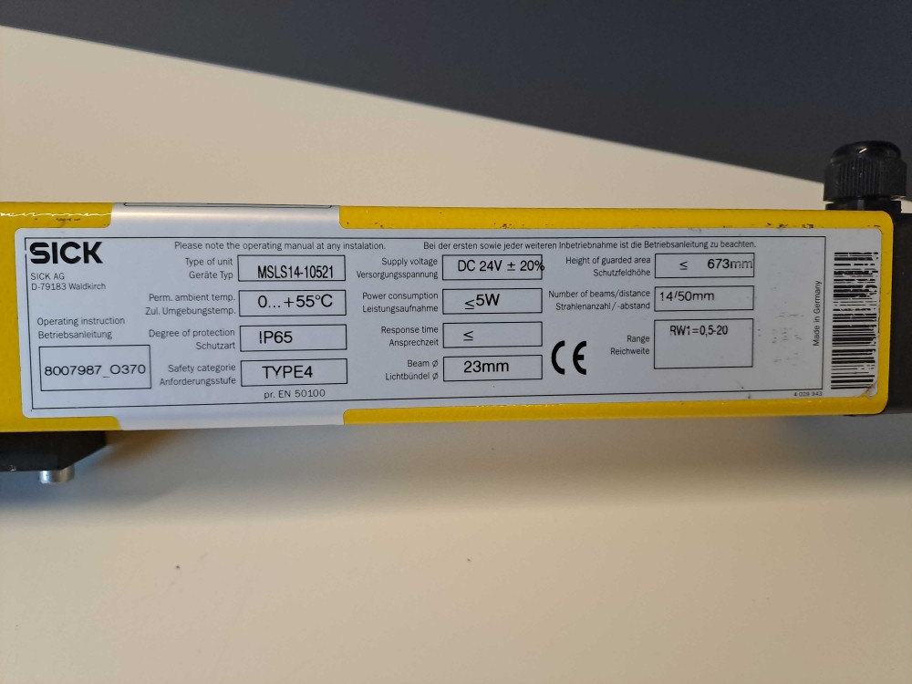 SICK  MSLS1410521 + MSLE1410511