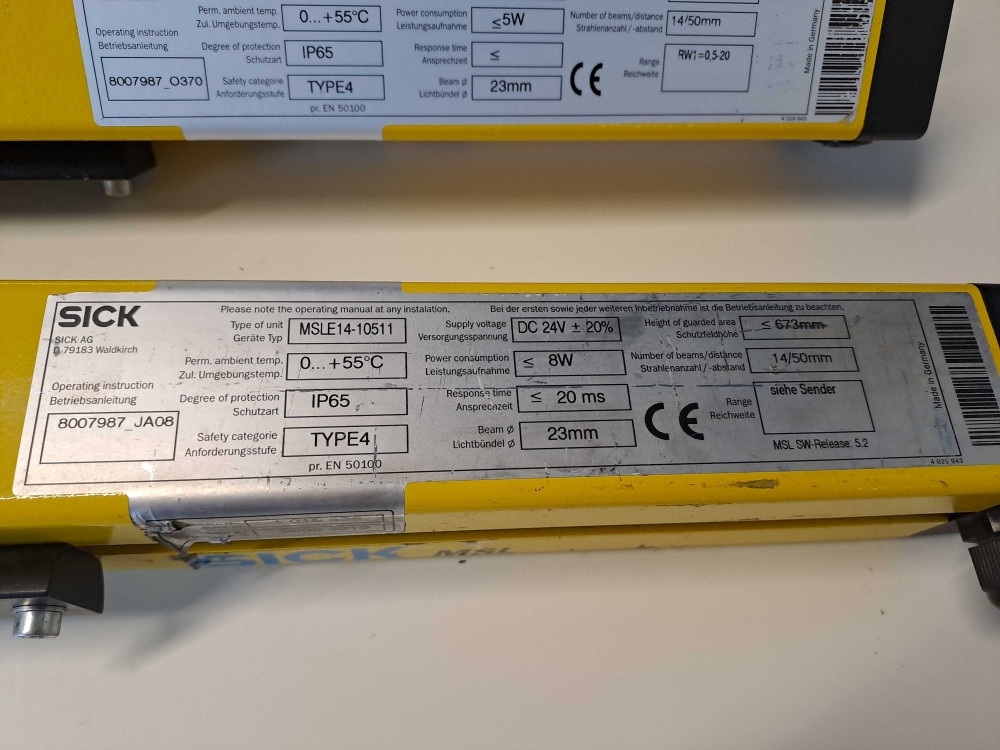 SICK  MSLS1410521 + MSLE1410511