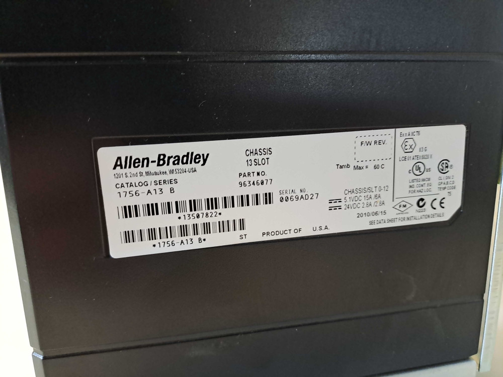ALLEN-BRADLEY  1756PA72C + 1756A13B