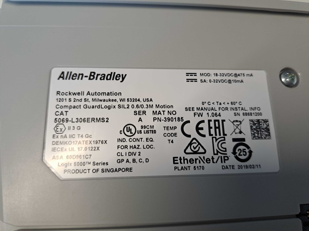 ALLEN BRADLEY 5069L306ERMS2