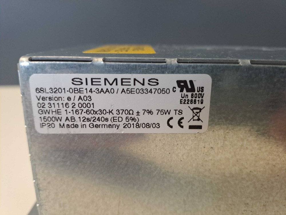 SIEMENS  6SL32010BE143AA0