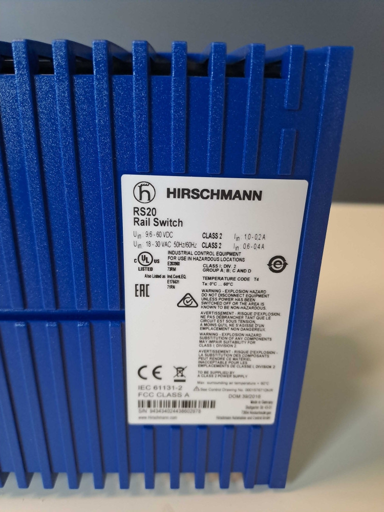 HIRSCHMANN  RS20-1600T1T1SDAPHH09.0.04
