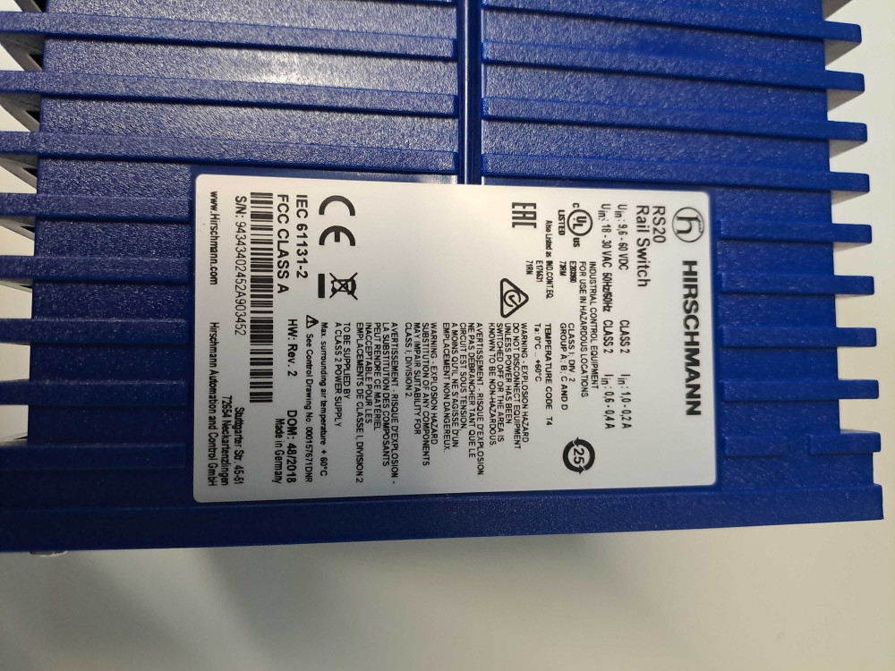 HIRSCHMANN  RS20-1600T1T1SDAPHH09.0.14