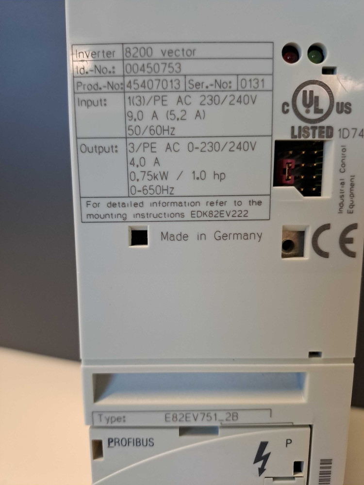 LENZE  E82EV751_2B