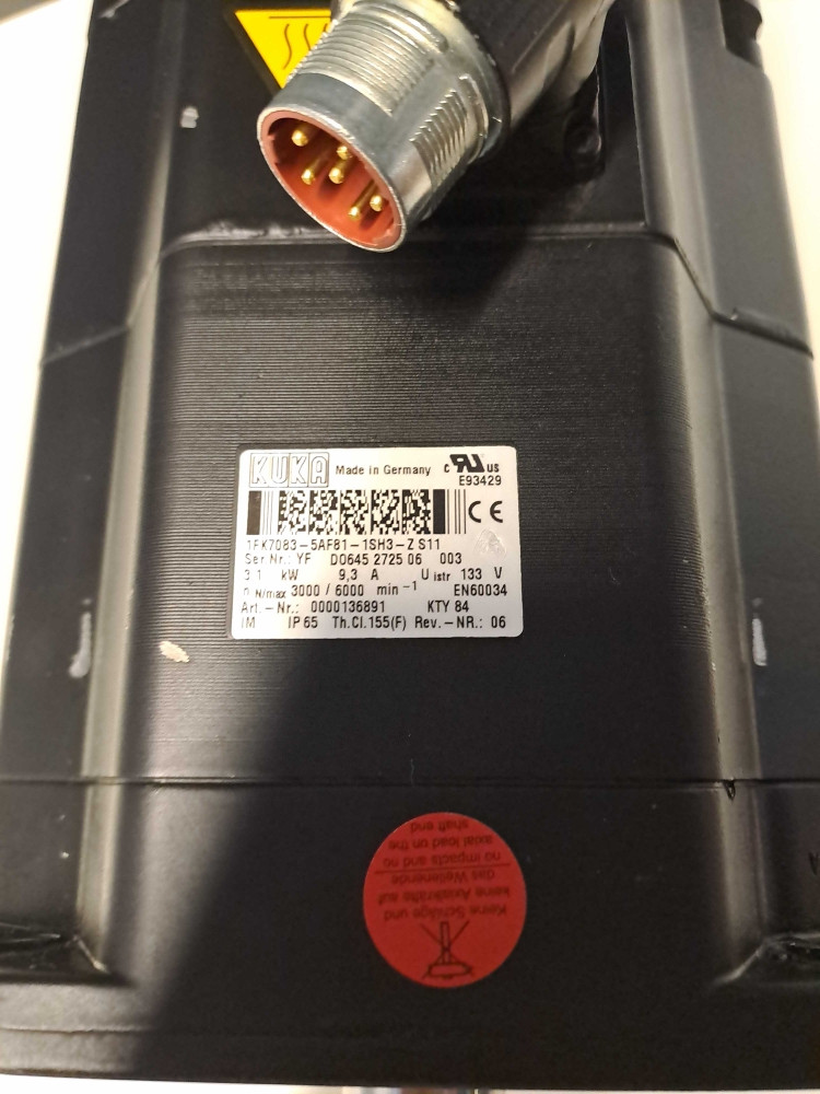 KUKA 1FK7083-5AF81-1SH3-Z S11