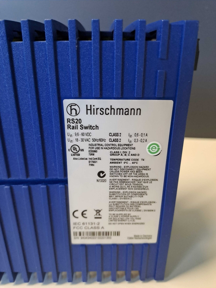 HIRSCHMANN  RS20-0800T1T1SDAPHH04.2.03