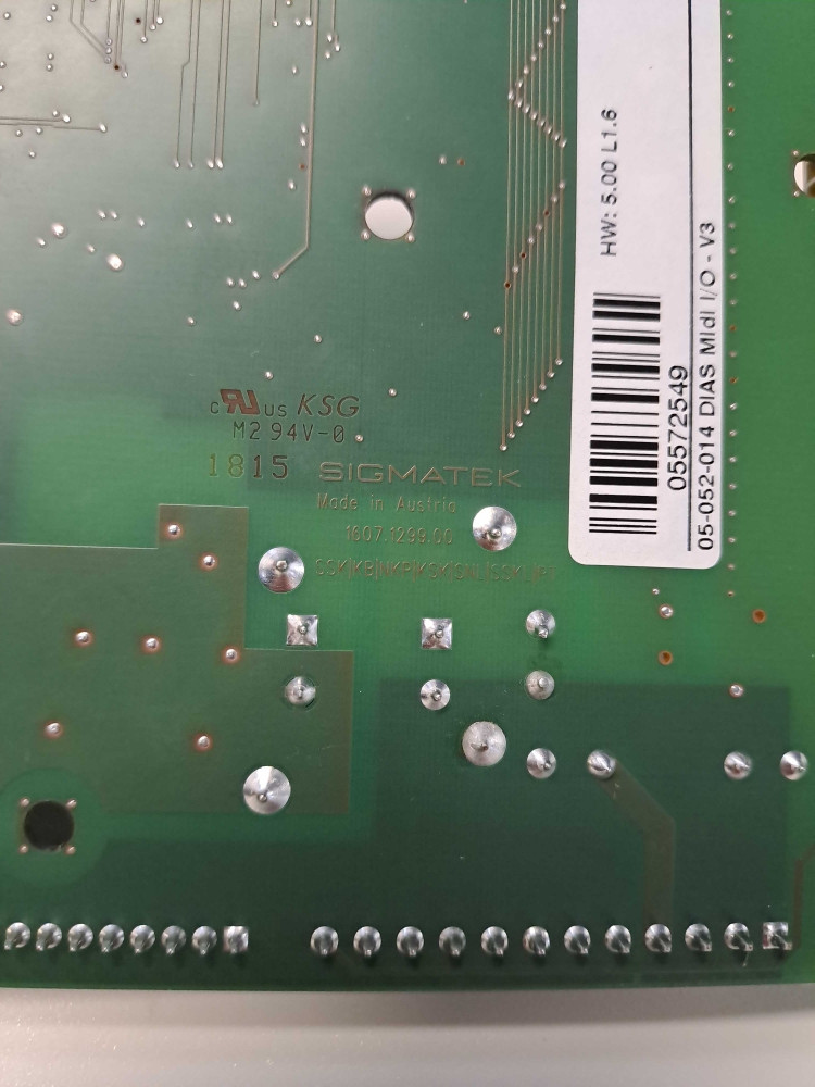 SIGMATEK 05-052-014 DIAS MIDI I/O-V3