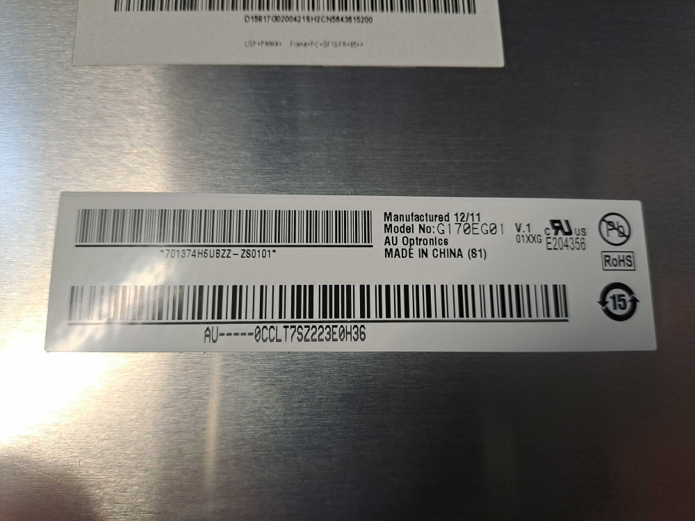 AU OPTRONICS G170EG01
