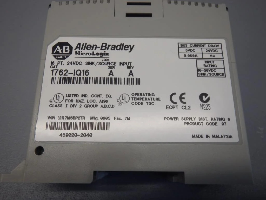 ALLEN BRADLEY  1762-IQ16