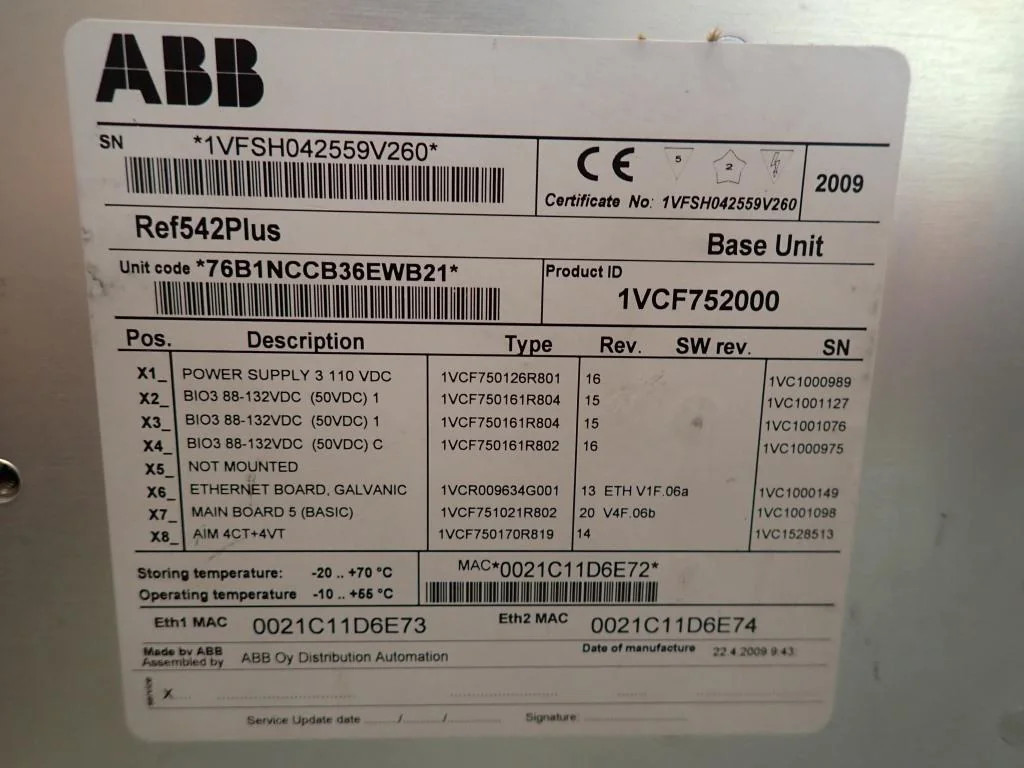 ABB 1VCF752000