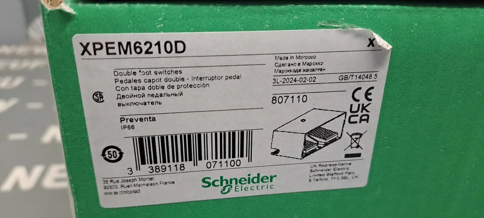 SCHNEIDER  XPEM6210D
