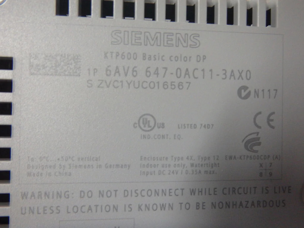 SIEMENS 6AV6647-0AC11-3AX0