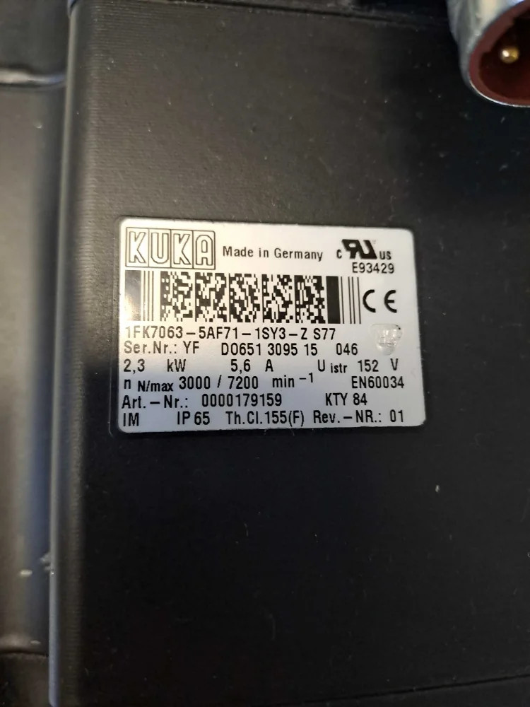 KUKA 1FK7063-5AF71-1SY3-Z