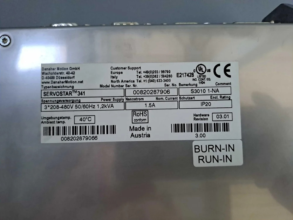 DANAHER MOTION S30101NA