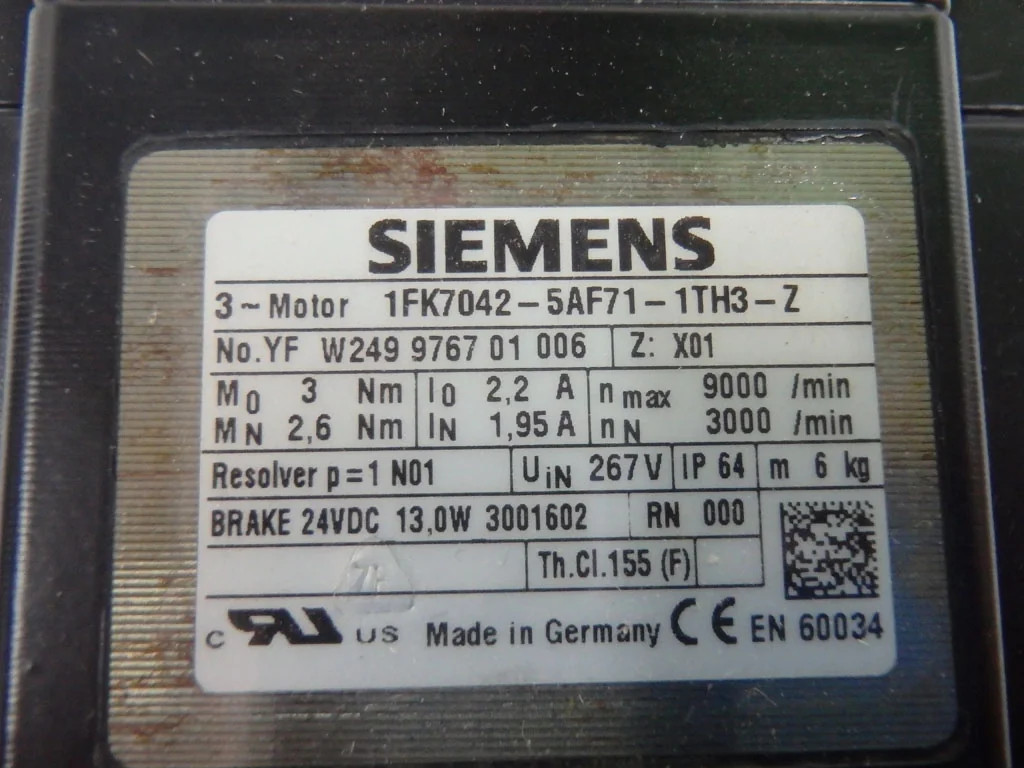 SIEMENS 1FK7042-5AF71-1TH3-Z