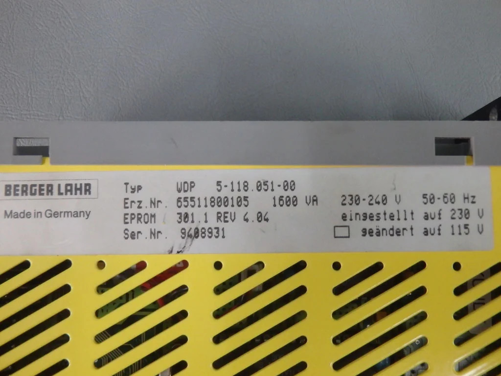 BERGER LAHR WDP5-118.051-00