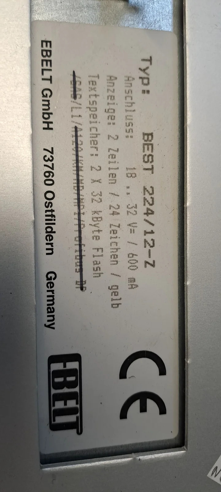 KOCH TECHNIK BEST224/12-Z