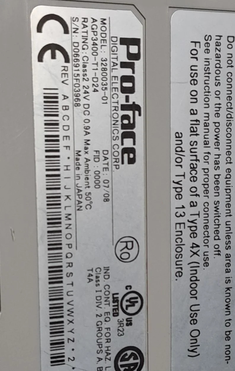 PROFACE  AGP3400-T1-D24