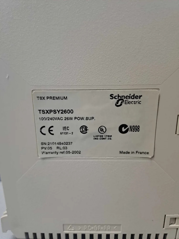 SCHNEIDER  TSXPSY2600