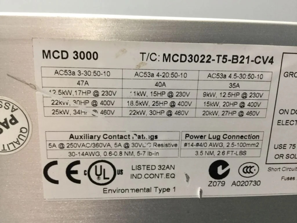 DANFOSS  MCD3022-T5-B21CV4
