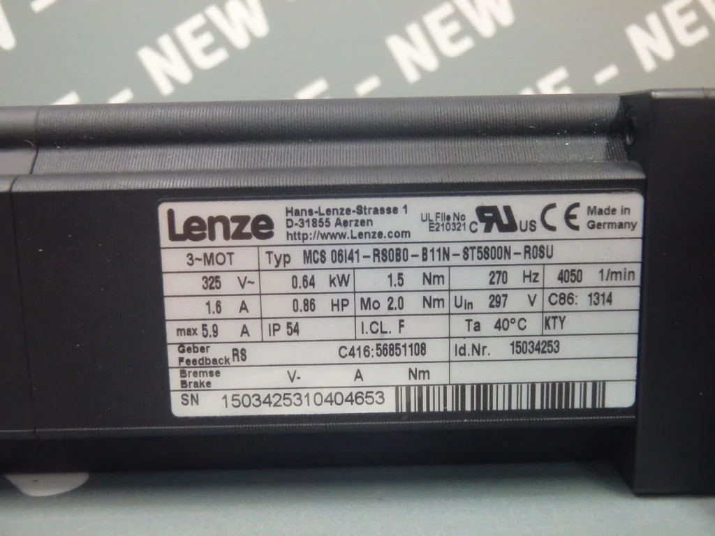 LENZE  MCS06I41-RS0B0-B11N-ST5S00N-R0SU