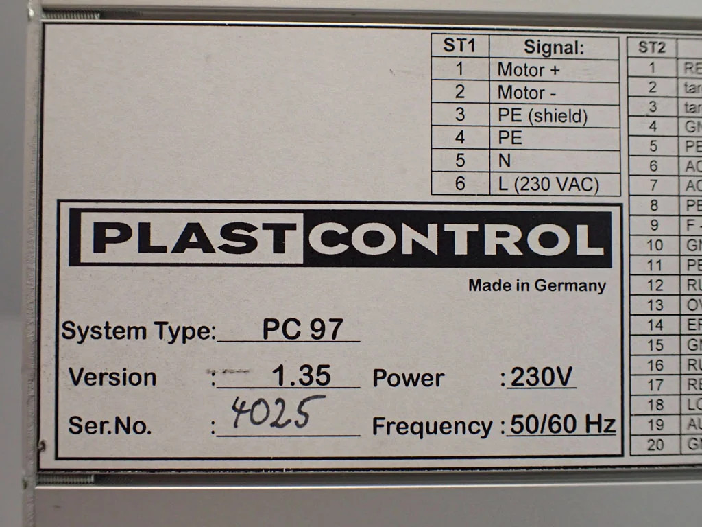 PLAST CONTROL PC97