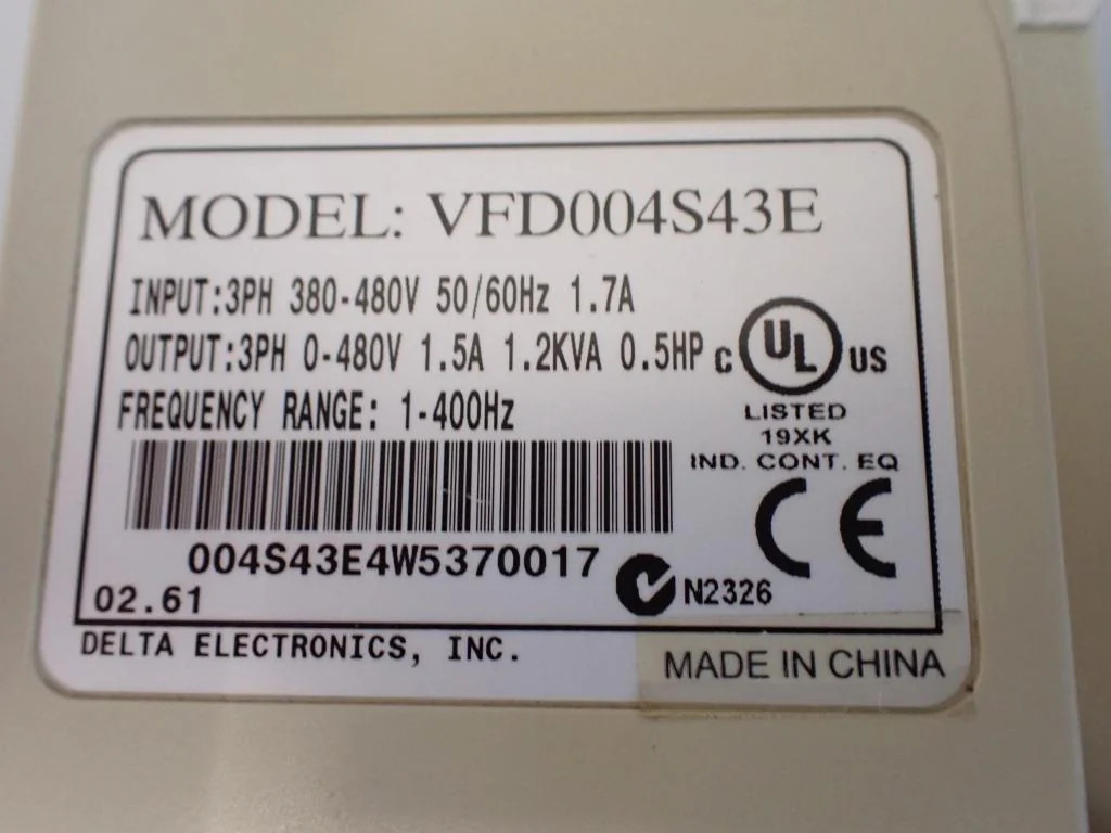 DELTA VFD004S43E