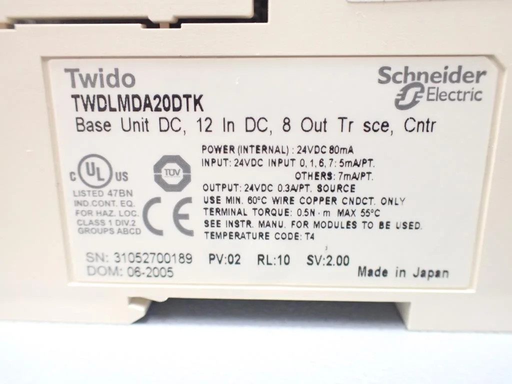 SCHNEIDER  TWDLMDA20DTK