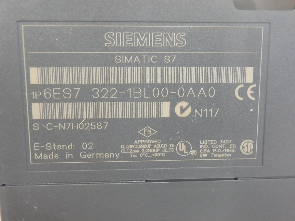 SIEMENS 6ES7322-1BL00-0AA0