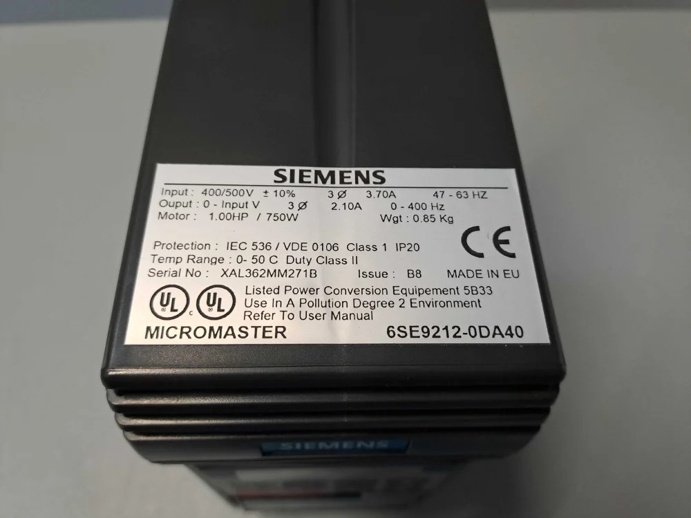 SIEMENS 6SE92120DA40