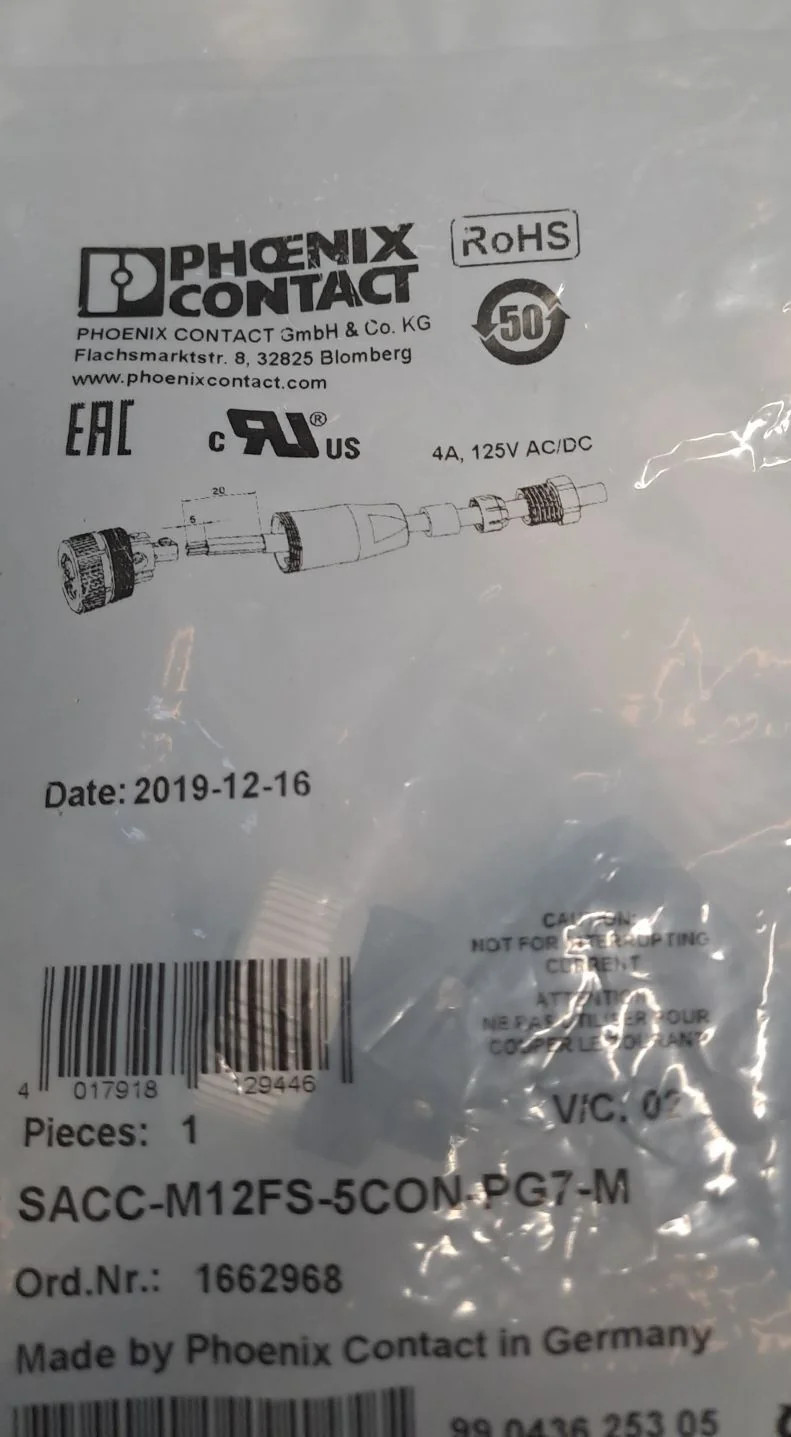 PHOENIX CONTACT  SACC-M12FS-5CON-PG7-M