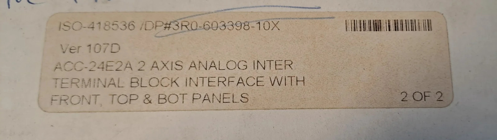 DELTA TAU 4-AXIS INTERFACE 