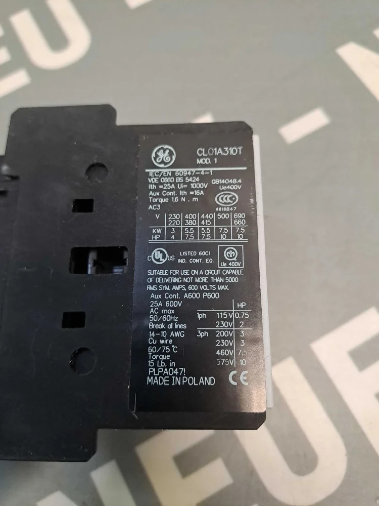 GÉNÉRAL ÉLECTRIQUE  CL01A310TN