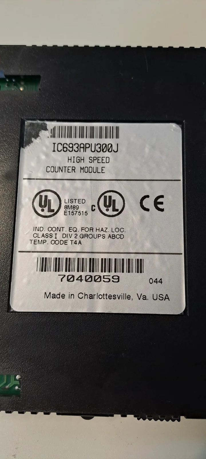 GE FANUC  IC693APU300