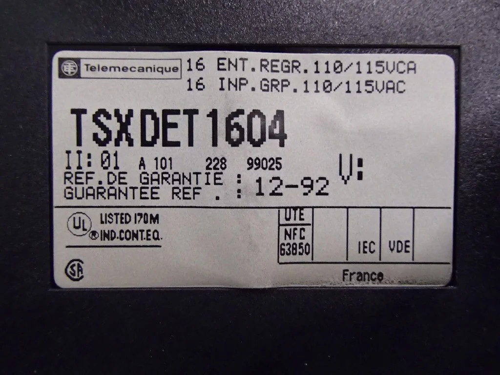 TÉLÉMÉCANIQUE  TSXDET1604