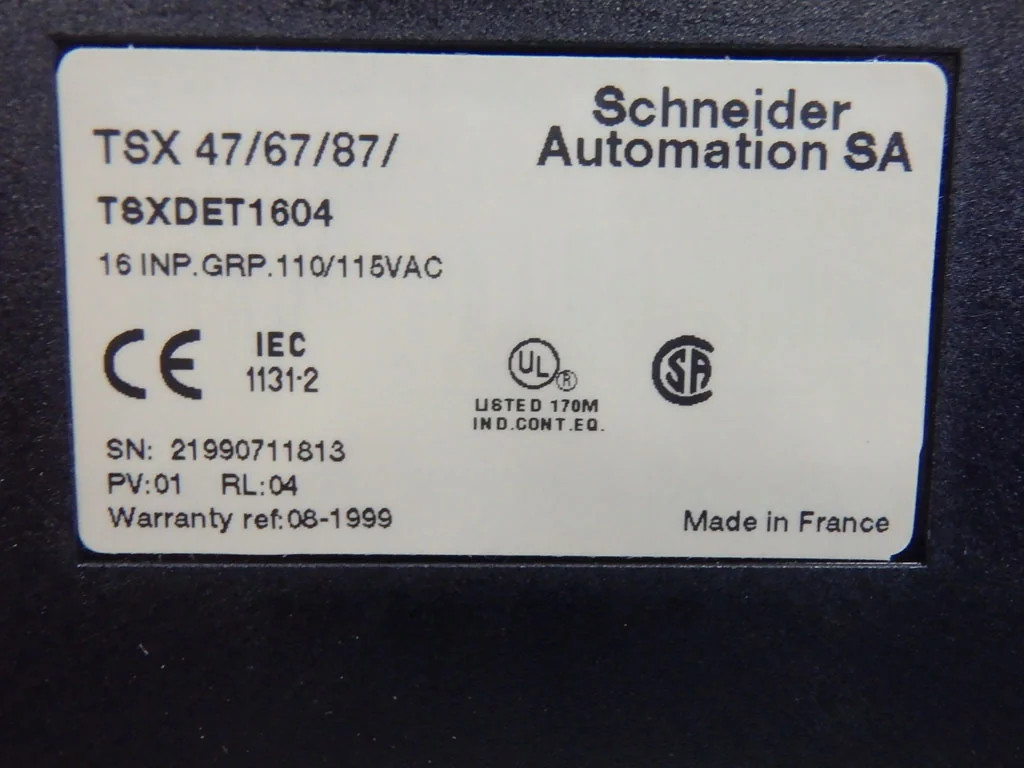 TÉLÉMÉCANIQUE  TSXDET1604