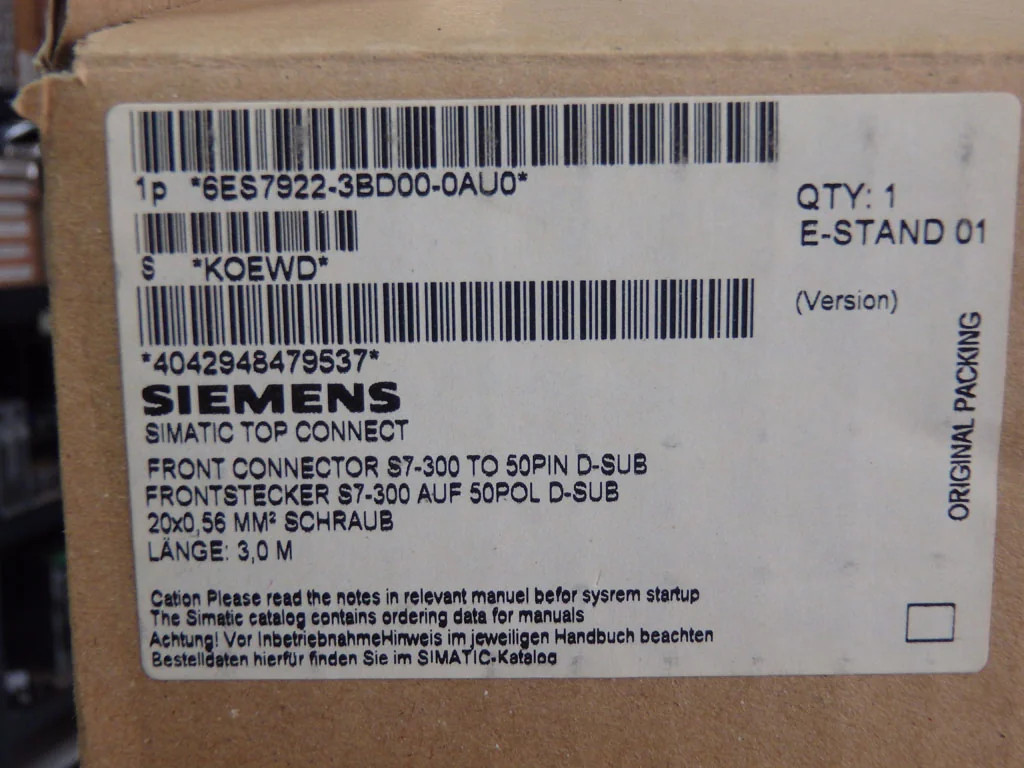 SIEMENS 6ES7922-3BD00-0AU0