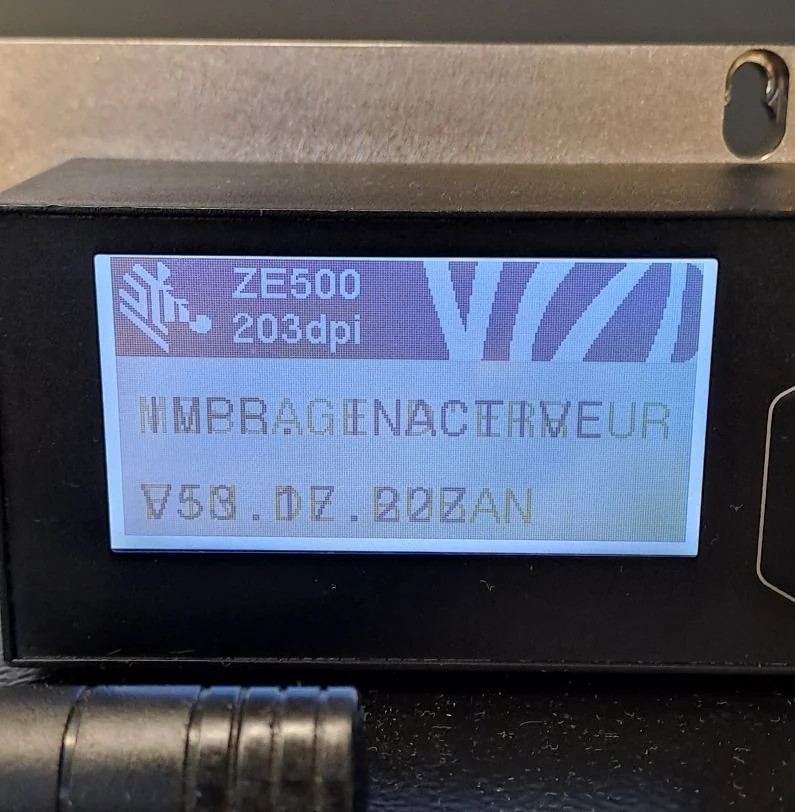 ZEBRA TECHNOLOGIES ZE500