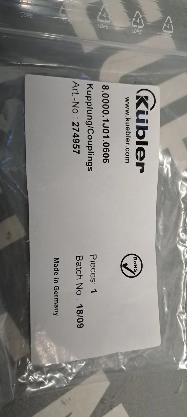 KUBLER 8.0000.1J01.0606