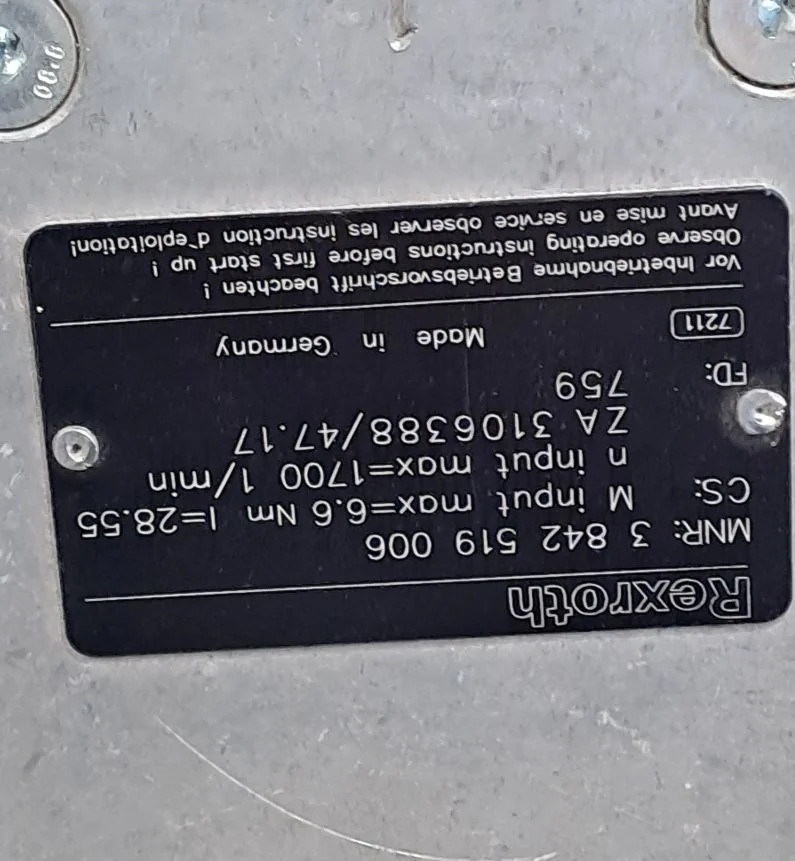 REXROTH  3842999190 +3842547996 +3842519006