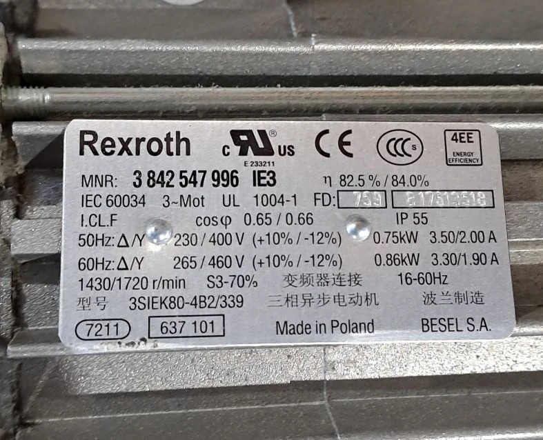REXROTH  3842999190 +3842547996 +3842519006
