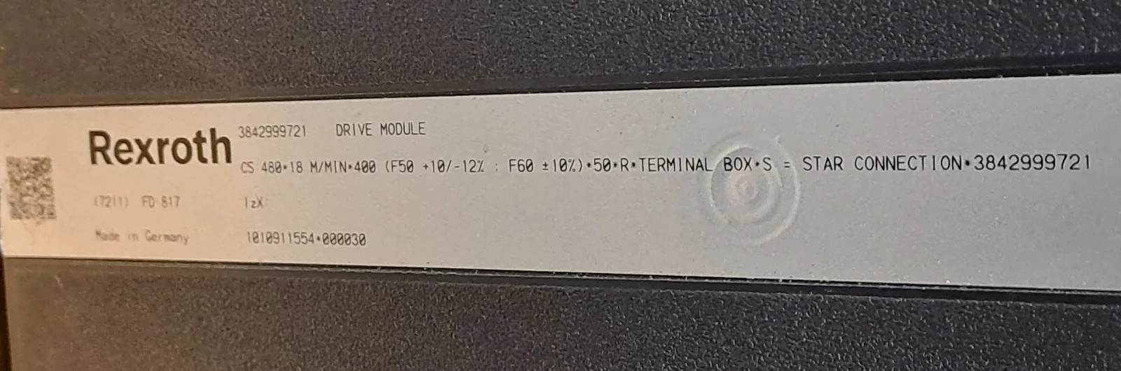REXROTH  3842999721 + 3842503068 + 3842547994