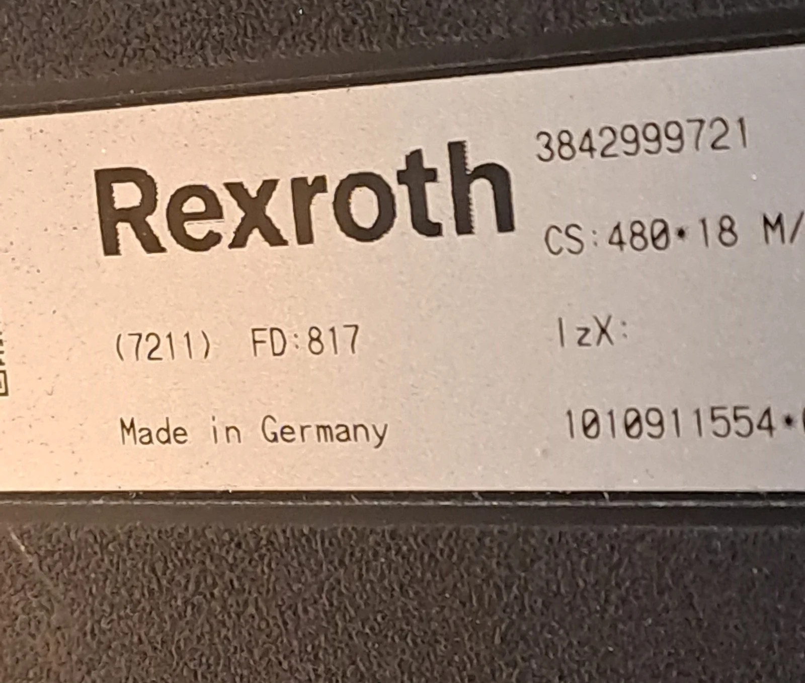 REXROTH  3842999721 + 3842503068 + 3842547994
